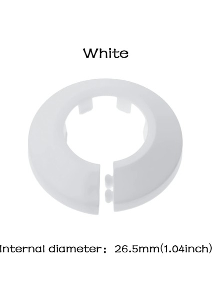 Beyaz 26,5 Tarzı 1 Adet Çok Renkli Boru Dekoratif Kapak Açılı Vana Radyatör Borusu Duvar Kanalları Için Boru Kapakları Mutfak Musluk Aksesuarları (Yurt Dışından)