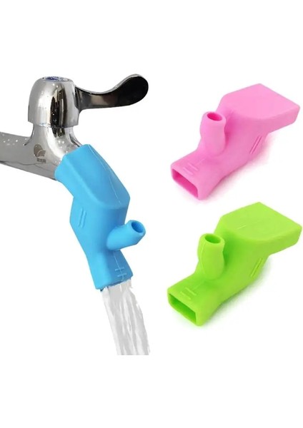 1 Adet Pembe Tarzı Adet Mutfak Lavabo Musluğu Genişletici Kauçuk Elastik Meme Kılavuzu Çocuk Su Tasarrufu Musluk Uzatma Banyo Aksesuarları Için (Yurt Dışından)