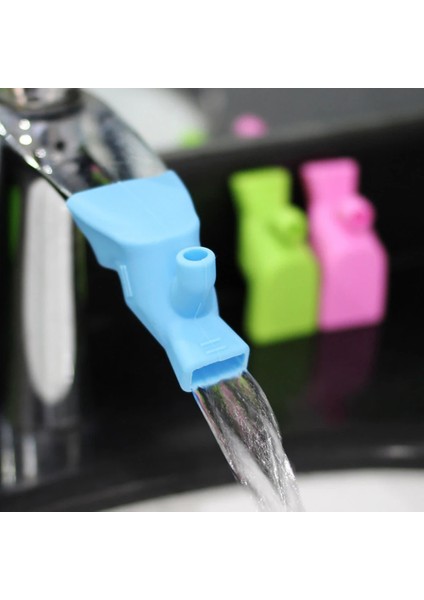 1 Adet Pembe Tarzı Adet Mutfak Lavabo Musluğu Genişletici Kauçuk Elastik Meme Kılavuzu Çocuk Su Tasarrufu Musluk Uzatma Banyo Aksesuarları Için (Yurt Dışından)