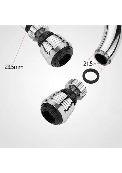 Adaptör Stiline Dokunun Mutfak Musluk Sprey Abs Iki Hızlı Evrensel Su Tasarrufu Mikser Memesi Musluk Filtresi Dokunun Ev Musluk Püskürtücü Fıskiye Araçları (Yurt Dışından) indirimleri
