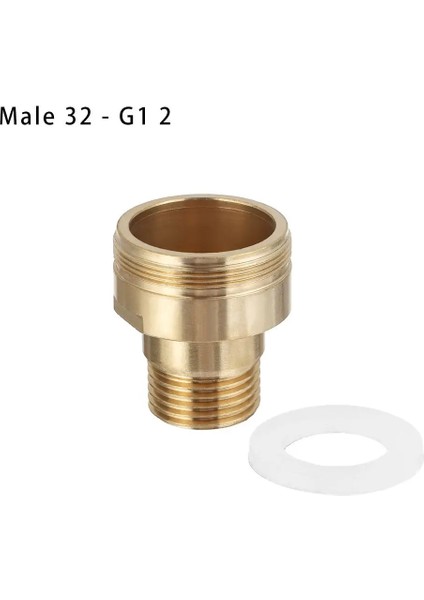 Erkek 32 - G1 2 Stili Metal Dış Iç Konu Su Tasarrufu Adaptörü Musluk Havalandırıcı Konektörü Mutfak Musluk Için G1 2 (Yurt Dışından)