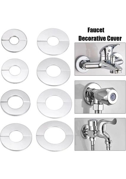 140X91MM Tarzı Faydalı Flanş Kapağı Duvar Flanşı Krom Musluk Aksesuarları Musluk Dekor Musluk Dekoratif Kapak Borusu Duvar Kapakları (Yurt Dışından) fırsatları