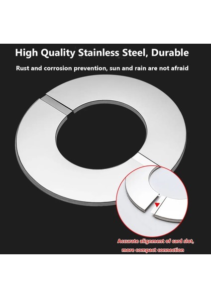 140X91MM Tarzı Faydalı Flanş Kapağı Duvar Flanşı Krom Musluk Aksesuarları Musluk Dekor Musluk Dekoratif Kapak Borusu Duvar Kapakları (Yurt Dışından) indirimleri