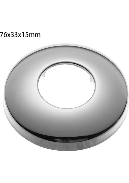 76X33X15MM Tarzı 1 Adet Paslanmaz Çelik Duş Bataryası Dekoratif Kapak Krom F Su Borusu Duvar Kapakları Flanş Kapağı Mutfak Banyo Aksesuarı (Yurt Dışından)