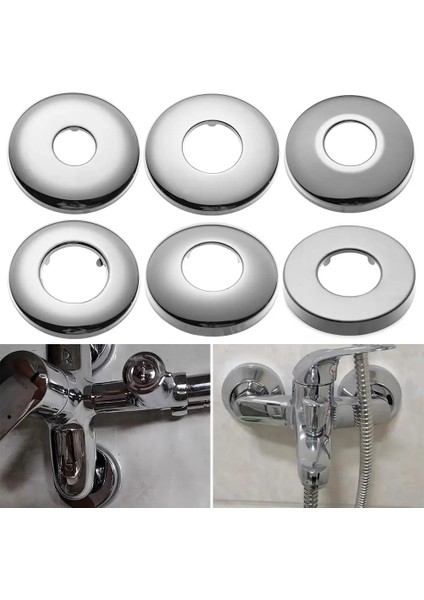 76X33X15MM Tarzı 1 Adet Paslanmaz Çelik Duş Bataryası Dekoratif Kapak Krom F Su Borusu Duvar Kapakları Flanş Kapağı Mutfak Banyo Aksesuarı (Yurt Dışından) modelleri