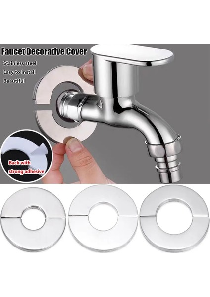 140X71MM Stili Duş Mutfak Duvar Flanşı Krom Flanş Kapağı Musluk Dekor Musluk Aksesuarları Boru Duvar Kapakları Musluk Dekoratif Kapak (Yurt Dışından) modelleri