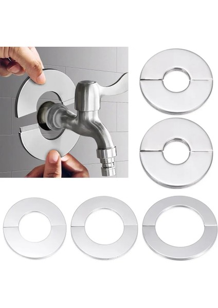 140X71MM Stili Duş Mutfak Duvar Flanşı Krom Flanş Kapağı Musluk Dekor Musluk Aksesuarları Boru Duvar Kapakları Musluk Dekoratif Kapak (Yurt Dışından) fırsatları