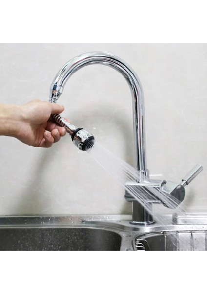 No.2 Tarzı 360 Dönen Mutfak Musluk Memesi Adaptörü Banyo Musluk Aksesuarları Filtre Püskürtücüler Dokunun Su Tasarrufu Cihazı Ev Gereçleri (Yurt Dışından)