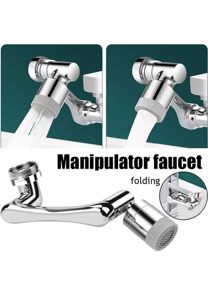 Gümüş Tarzı Yeni Derece Dönebilen Uzatma Musluk Püskürtme Kafası Evrensel Banyo Musluk Uzatın Havalandırıcı Musluk Genişletici Robotik Kol (Yurt Dışından) fiyatları
