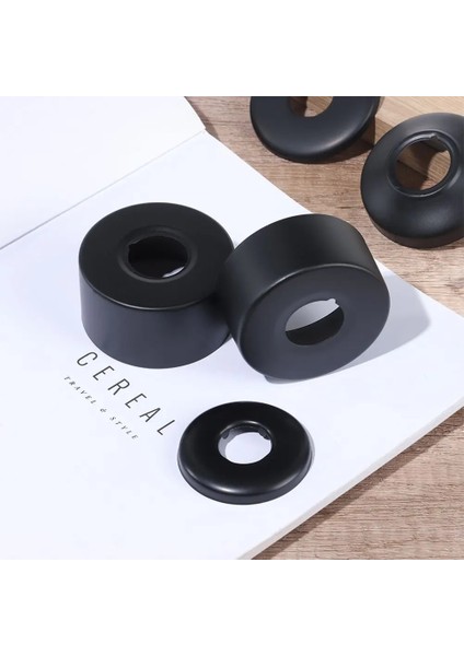 80X25X18MM Tarzı 1 Adet Siyah Duş Bataryası Dekoratif Kapak Krom Paslanmaz Çelik Su Borusu Duvar Kapakları Mutfak Banyo Aksesuarları (Yurt Dışından) fırsatları