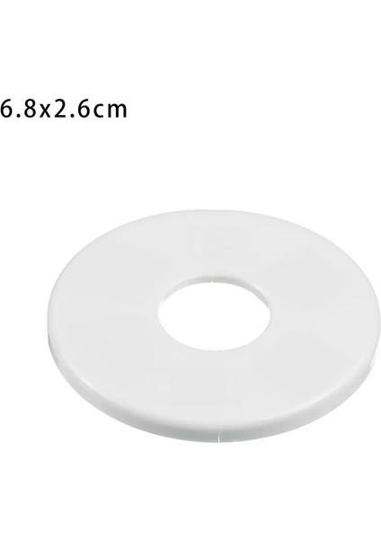 6.8x2.6cm Tarzı Flanş Kapağı Musluk Dekor Plastik Dekoratif Kapak Klima Deliği Dekorasyon Boru Duvar Kapakları Musluk Aksesuarları (Yurt Dışından)