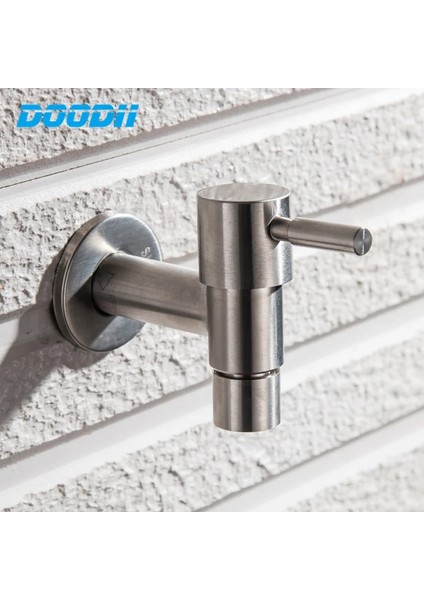 B011 Tarzı Dodı Paslanmaz Çelik Bahçe Musluk Duvara Monte Fırçalanmış Açık Bibcock Bahçe Lavabo Paspas Uzatmak Musluk Paspas Havuz Muslukları (Yurt Dışından) indirimleri