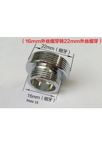 M16 - M22 Stili G G M22 Konnektörleri Mutfak Havalandırıcı Fıskiye Su Arıtma Adaptörü Musluk Uzatma Uzunluğu Adaptörleri (Yurt Dışından)