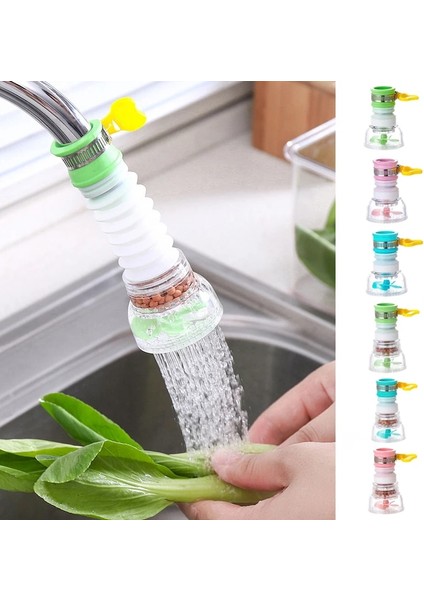 No.3 Tarzı Sıçramaya Dayanıklı Güçlendirici Duş Su Filtresi Musluk Kafası 360 Dönen Musluk Memesi Mini Musluk Suyu Arıtma Musluk Su Filtresi Mutfak (Yurt Dışından)