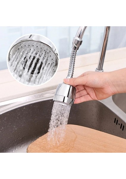 S Tarzı 360 Dönen Esnek Musluk Musluk Genişletici Paslanmaz Çelik Havalandırıcı Musluk Filtresi Adaptörü Sprey Başlığı Mutfak Banyo Aksesuarları (Yurt Dışından) indirimleri