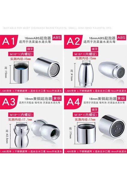 F18 Tarzı G G Musluk Filtresi Sıçramaya Dayanıklı Su Havalandırıcı Boruları Mutfak Banyo Havzası Musluk Filtre Memesi Fıskiye (Yurt Dışından) fırsatları