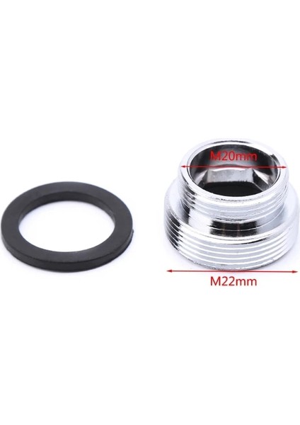 No.20 Tarzı Katı Metal Adaptör Dış Diş Su Tasarrufu Mutfak Musluk Musluk Havalandırıcı Konektörü Mutfak Musluk Adaptörü Su Arıtıcısı (Yurt Dışından)