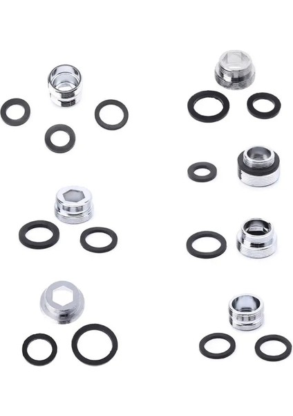 No.20 Tarzı Katı Metal Adaptör Dış Diş Su Tasarrufu Mutfak Musluk Musluk Havalandırıcı Konektörü Mutfak Musluk Adaptörü Su Arıtıcısı (Yurt Dışından) indirimleri
