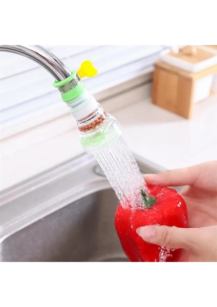 Yeşil Bir Tarz 360 Derece Ayarlanabilir Musluk Genişletici Duş Turbo Basınçlı Gadget Su Musluğu Uzatma Filtresi Mutfak Banyo Aksesuarları (Yurt Dışından)