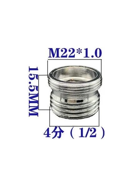 Mingjin Shop2 Erkek 1l2'den Erkek 22 Stiline Yeni Pirinç Musluk Havalandırıcı Adaptörü G G Mutfak Musluk Parçaları Su Arıtıcısı Sıhhi Tesisat Aksesuarları (Yurt Dışından)