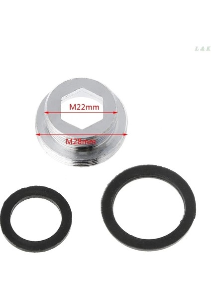 No.28 Tarzı Katı Metal Adaptör Dış Diş Su Tasarrufu Mutfak Musluk Musluk Havalandırıcı Konektörü Mutfak Musluk Adaptörü Su Arıtıcısı (Yurt Dışından)