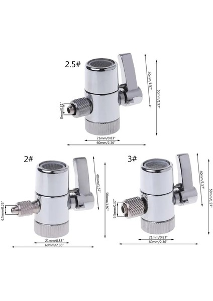 No.2.5 Tarzı M22 Pirinç Su Filtresi Musluk Yedek Parçalar Yönlendirme Vanası Ro Systeube Konnektör Parçaları Ev Mutfak (Yurt Dışından) modelleri