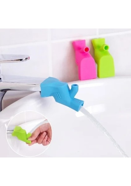 Mavi Stil 1 Adet Mutfak Lavabo Musluğu Genişletici Kauçuk Elastik Meme Kılavuzu Çocuk Su Tasarrufu Musluk Uzatma Banyo Aksesuarları Için (Yurt Dışından)