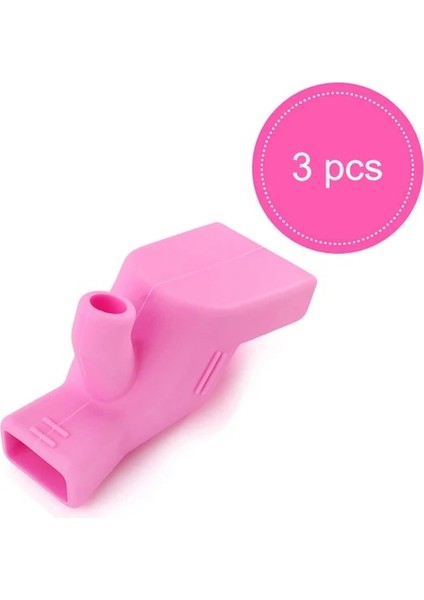 3 Pc Pembe Tarzı 1 Adet Mutfak Lavabo Musluğu Genişletici Silikon Derz Su Teknesi Sıçramaya Dayanıklı Su Yönlendirme Genişletici Banyo Aksesuarları Için (Yurt Dışından)
