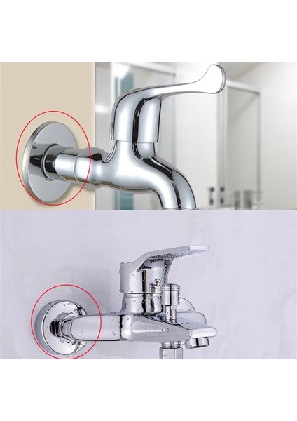E8-2 Adet Tarzı Paslanmaz Çelik Su Boru Konnektörü Musluk Dekoratif Kapak Yükseltmek Vana Paneli Duş Mutfak Musluk Aksesuarları (Yurt Dışından) modelleri
