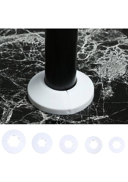 No.5 Tarzı Duş Mutfak Krom Duvar Flanş Flanş Kapağı Musluk Aksesuarları Musluk Dekor Boru Duvar Kapakları Musluk Dekoratif Kapak (Yurt Dışından) fiyatları