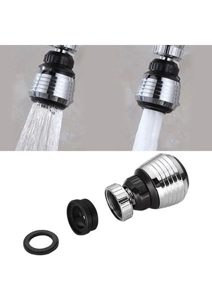No.3 Tarzı 360 Dönme Modu Fıskiye Memesinde Su Tasarrufu Yüksek Basınçlı Musluk Filtresi Musluk Adaptörü Genişletici Köpük Mutfak Aksesuarları (Yurt Dışından) fiyatları