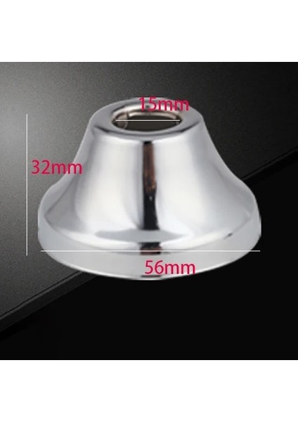 15X56X32MM Tarzı Krom Paslanmaz Çelik Su Borusu Duvar Kapakları Banyo Su Arıtma Kapak Aksesuarları (Yurt Dışından)
