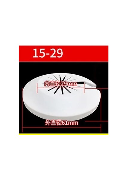 15-29CM Beyaz Tarz Lastic Duvar Deliği Kanalı Kapağı Duş Musluğu Açılı Vana Boru Tapası Dekorasyon Kapağı Geçmeli Plaka Mutfak Musluk Aksesuarları (Yurt Dışından)