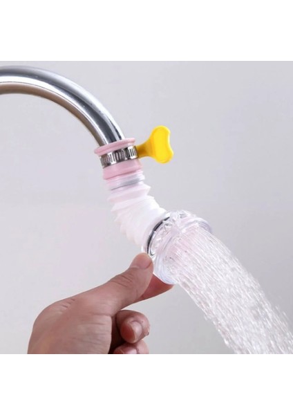 Pembe Tarzı Ayarlanabilir Su Tasarrufu Teleskopik Musluk Suyu Filtre Araçları Mutfak Banyo Aksesuarları Yağmurlama Filtresi Musluk Uzatıcılar (Yurt Dışından)