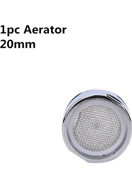 20MM Tarzı 1 Adet Su Filtresi Adaptörü mm Krom Plastik Musluk Musluk Havalandırıcı Memesi Püskürtücü Filtre Su Tasarrufu Mutfak Aksesuarları (Yurt Dışından)