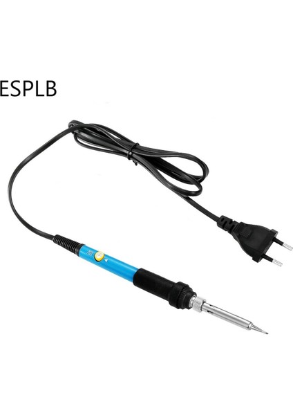 60W Mavi/gri/turuncu Havya Ayarlanabilir Sıcaklık Elektrikli Havya Kaynak Lehim Isı Kalem Kaynak Onarım Araçları (Yurt Dışından)
