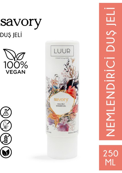 Savory Duş Jeli Nemlendirici Besleyici 250 ml