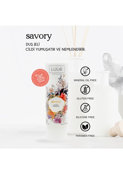 Savory Duş Jeli Nemlendirici Besleyici 250 ml modelleri