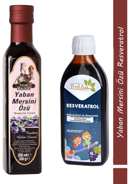 Ralila Organik Yaban Mersini Özü Resveratrol 2'li Set