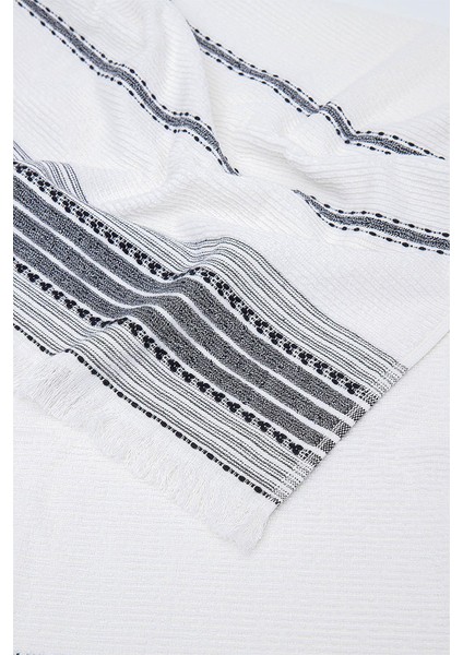 Izgi Siyah Pamuk Dokuma Havlu 50*90 cm modelleri