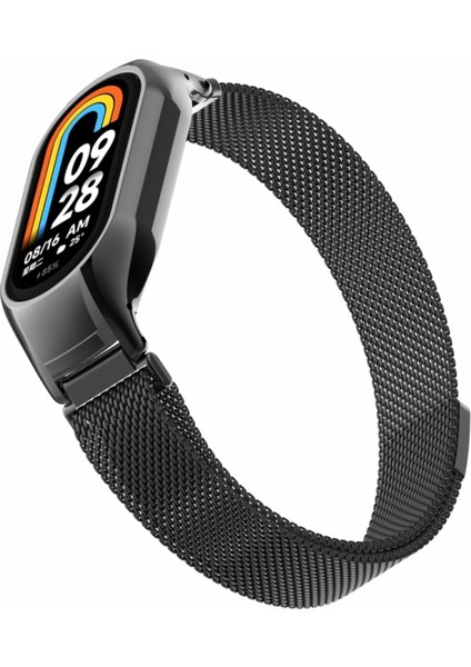 Xiaomi Mi Band 8 Uyumlu Kordon Mıknatıslı Hasır Örgü Paslanmaz Metal Kordon fırsatları