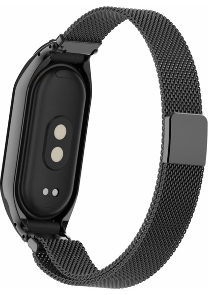 Xiaomi Mi Band 8 Uyumlu Kordon Mıknatıslı Hasır Örgü Paslanmaz Metal Kordon indirimleri