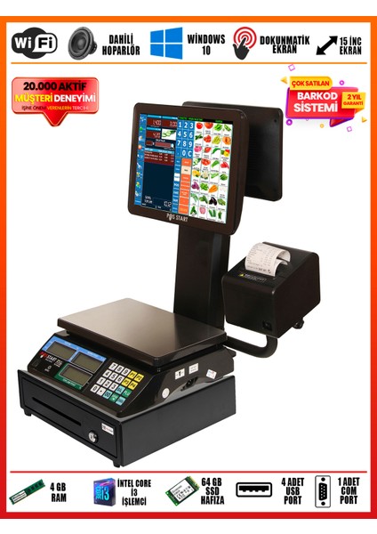 Barkod Sistemi | Pos Terazi | Prestij Set