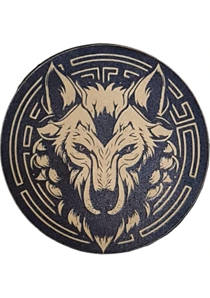 Seyhan Askeri Malzeme Kurt Deri Peç - Arma - Wolf Leather Patch