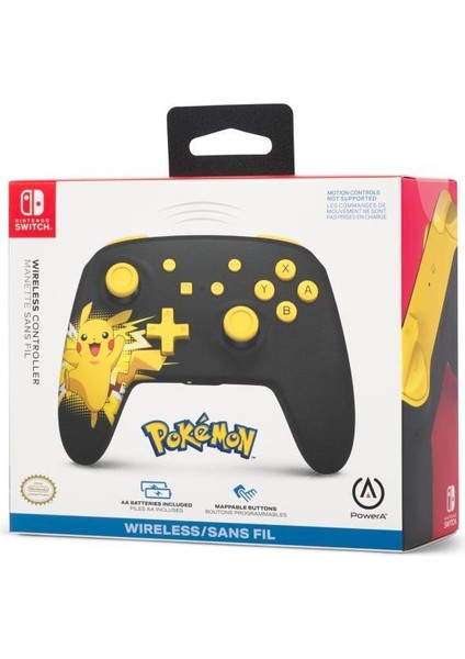 Nintendo Switch Için Kablosuz Powera Kontrol Cihazı - Ekstatik Pikachu