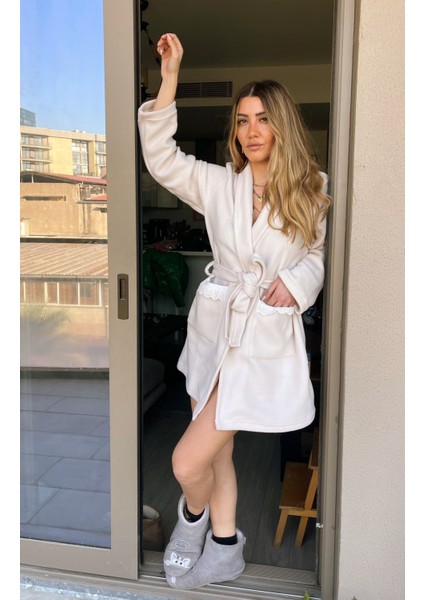 Yumuşak Dokulu Polar Kısa Sabahlık