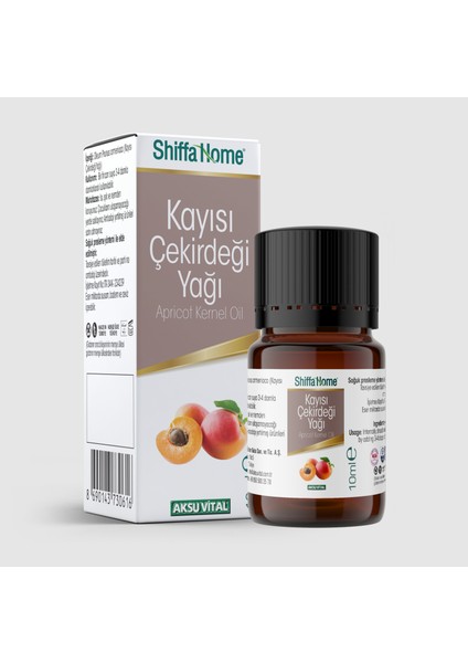 Shiffa Home Kayısı Çekirdeği Yağı 10 ml