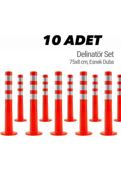 Delinatör 10 Adet 75 cm