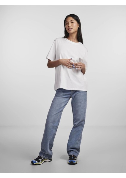 Pieces 17140802 0 Yaka Kadin Body - Beyaz fiyatları