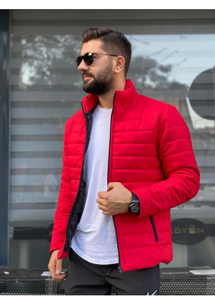 Erkek Su Geçirmez Fermuarlı Şişme Mont modelleri